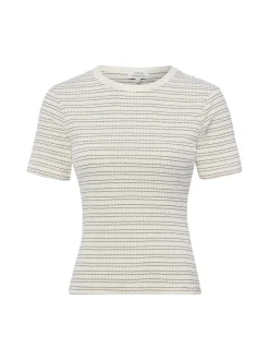 Opus Damen Strickshirt - Soleili in beige schwarz