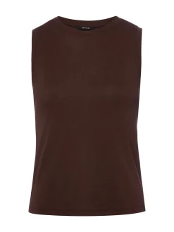 Opus Damen Tanktop - Indros in beige - Ärmel: ohne Arm