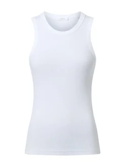 Opus Damen Top - Ilesso in ecru - Ärmel: ohne Arm