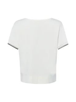 Opus Damen T-Shirt - Giprep in ecru - Ärmel: kurzarm