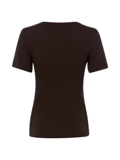 Opus Damen T-Shirt - Safin in schoko - Ärmel: kurzarm