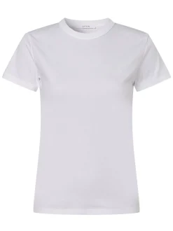 Opus Damen T-Shirt - Samun in weiß - Ärmel: kurzarm