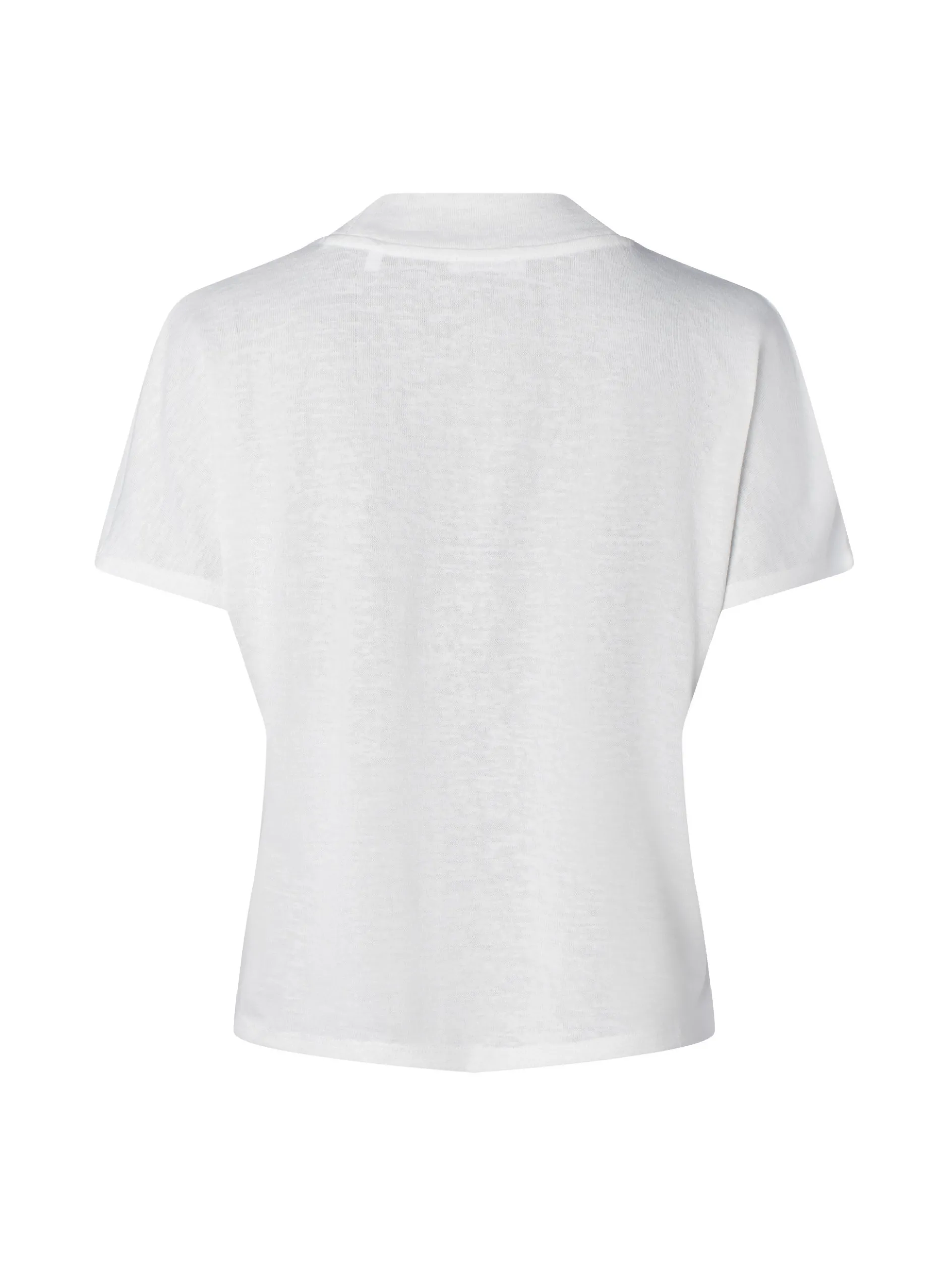 Opus Damen T-Shirt - Sanze in ecru - Ärmel: extra kurz