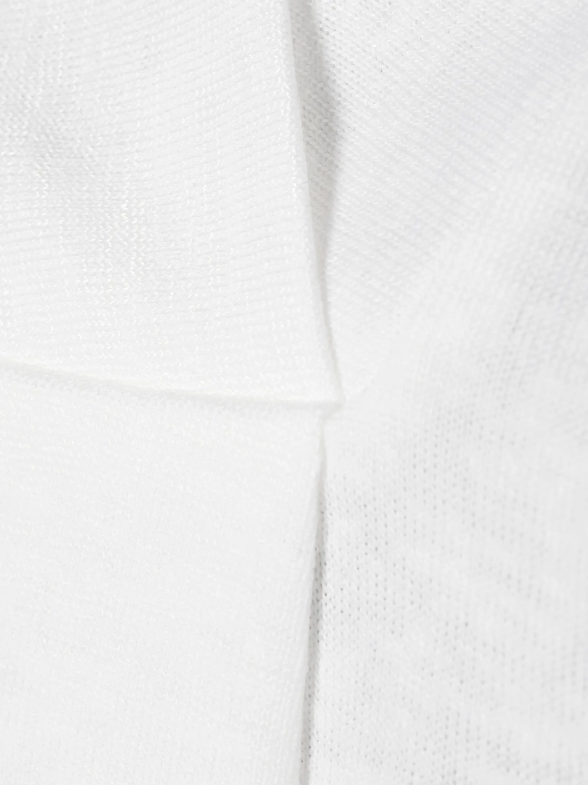 Opus Damen T-Shirt - Sanze in ecru - Ärmel: extra kurz