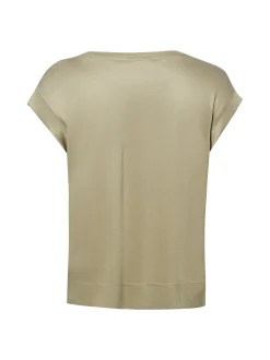Opus Damen T-Shirt - Sosilla in schilf - Ärmel: kurzarm
