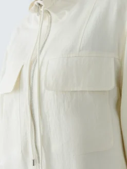 Oui Damen Blouson in weiß