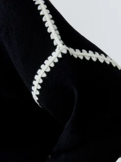 Oui Damen Pullover in schwarz - Ausschnitt: Rundhals