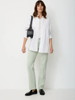 Paddock`s Damen 5-Pocket Jeans - LARA Straight Fit in mint