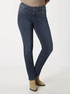 Paddock`s Damen 5-Pocket Jeans - LUCY Skinny Fit in dark stone