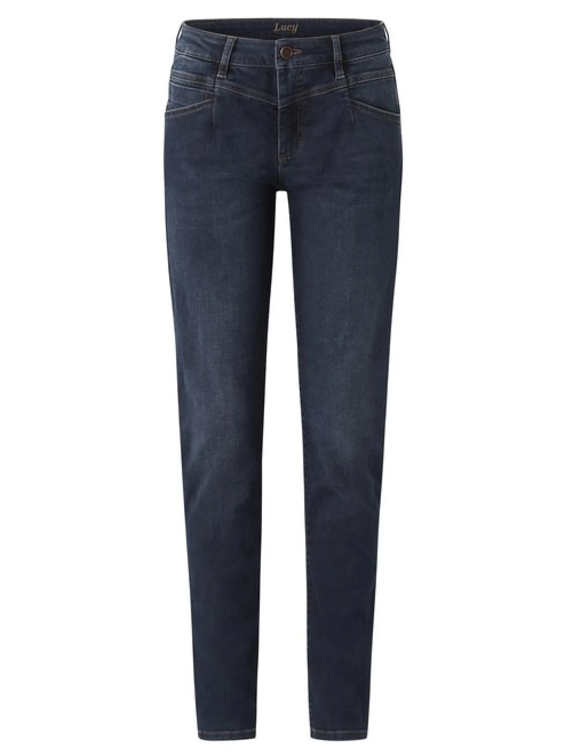 Paddock`s Damen 5-Pocket Jeans - LUCY Skinny Fit in dark stone