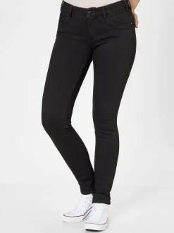 Paddock`s Damen 5-Pocket Jeans - LUCY Skinny Fit in schwarz