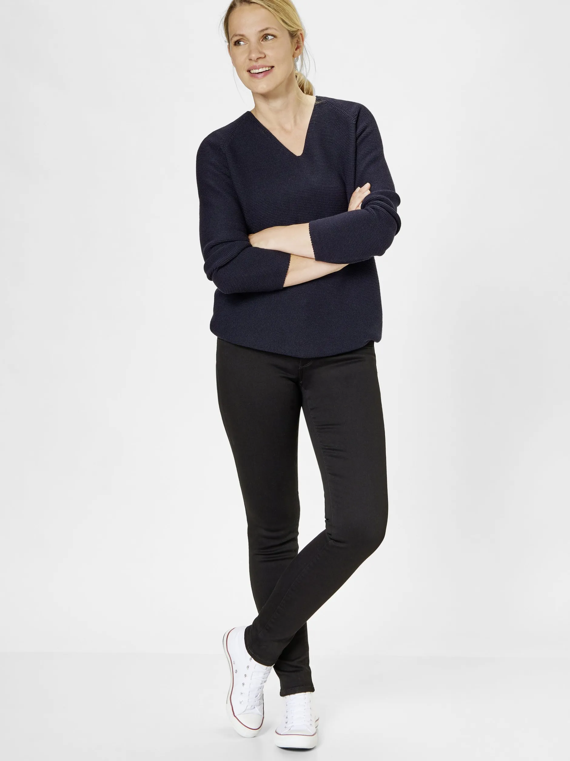 Paddock`s Damen 5-Pocket Jeans - LUCY Skinny Fit in schwarz
