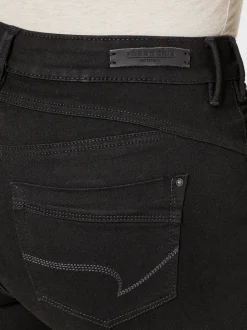 Paddock`s Damen 5-Pocket Jeans - LUCY Skinny Fit in schwarz