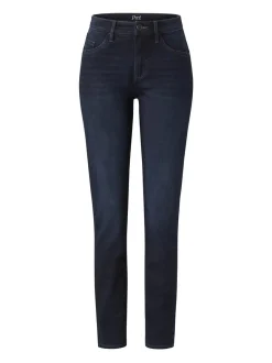 Paddock`s Damen 5-Pocket Jeans - PAT Slim Fit in dark stone