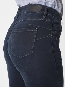 Paddock`s Damen 5-Pocket Jeans - PAT Slim Fit in dark stone