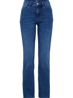 Paddock`s Damen 5-Pocket Jeans - PAT Slim Fit in medium stone
