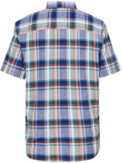 Paddock`s Herren Baumwollhemd - Regular Fit in marine