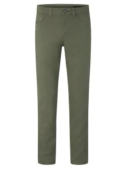 Paddock`s Herren 5-Pocket Hose - PIPE Slim Fit in khaki