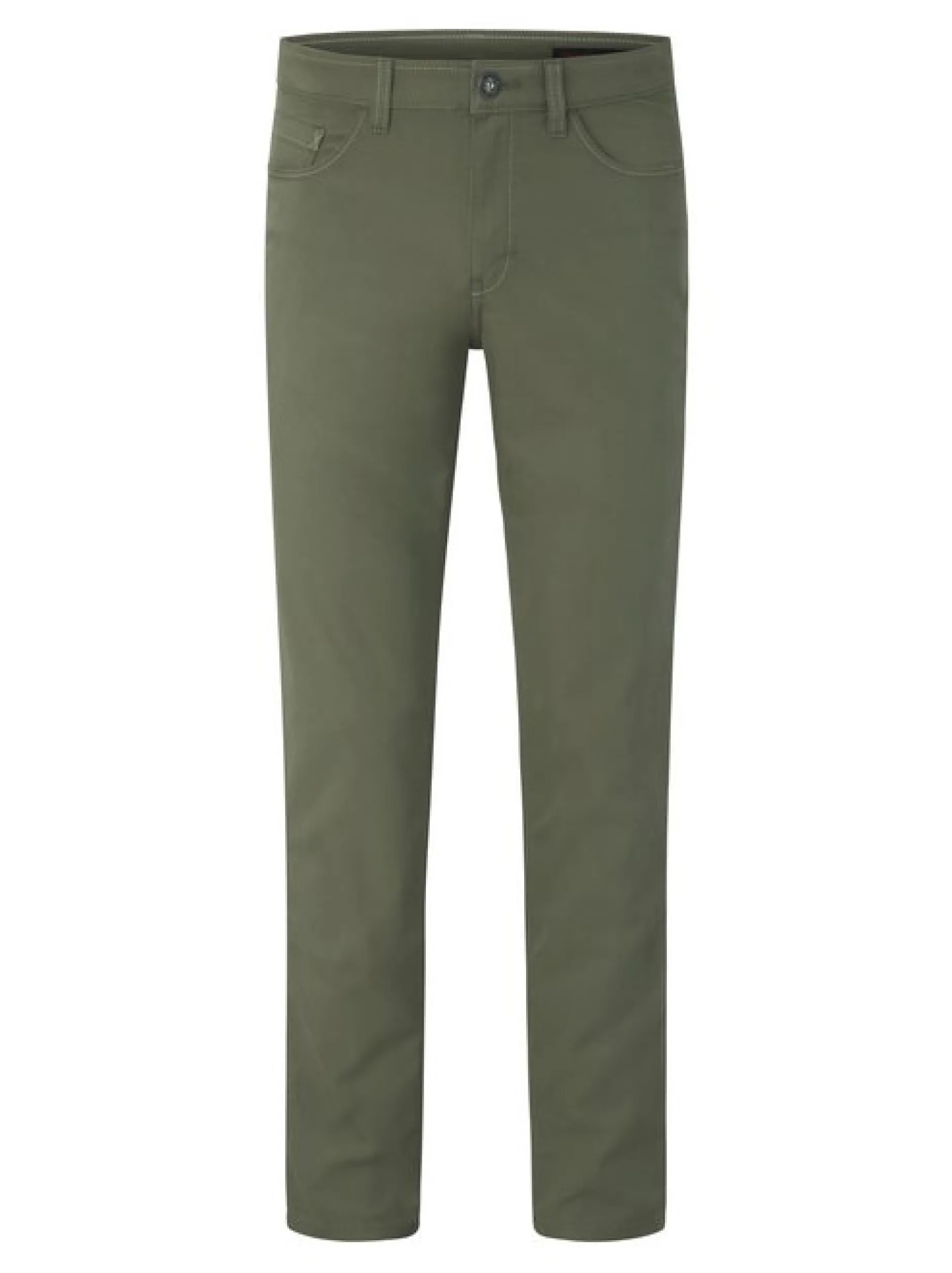 Paddock`s Herren 5-Pocket Hose - PIPE Slim Fit in khaki