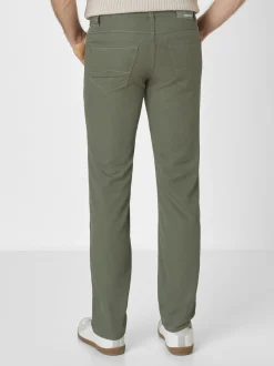 Paddock`s Herren 5-Pocket Hose - PIPE Slim Fit in khaki