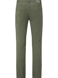 Paddock`s Herren 5-Pocket Hose - PIPE Slim Fit in khaki