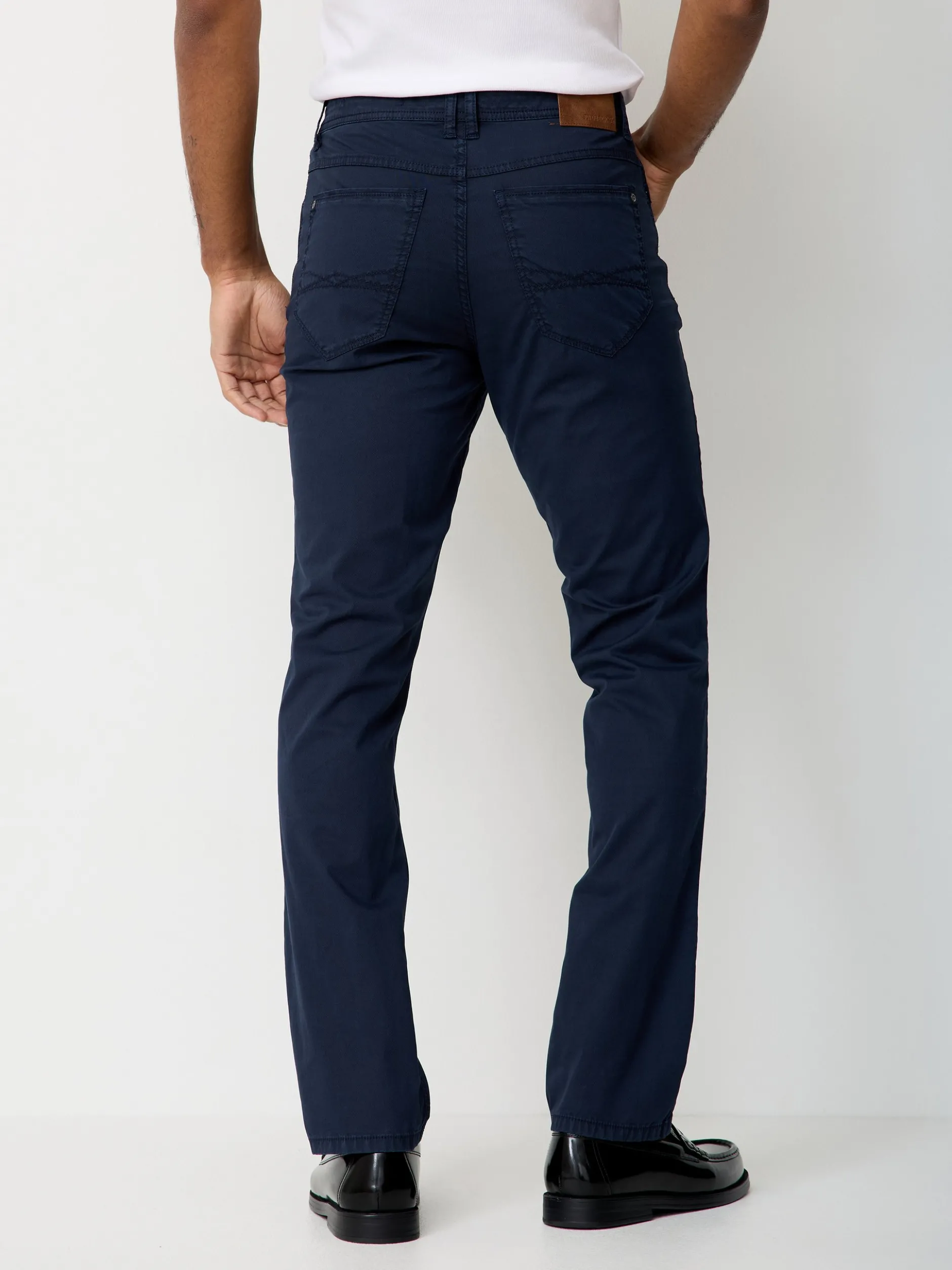Paddock`s Herren 5-Pocket Hose - PIPE Slim Fit in rinsed