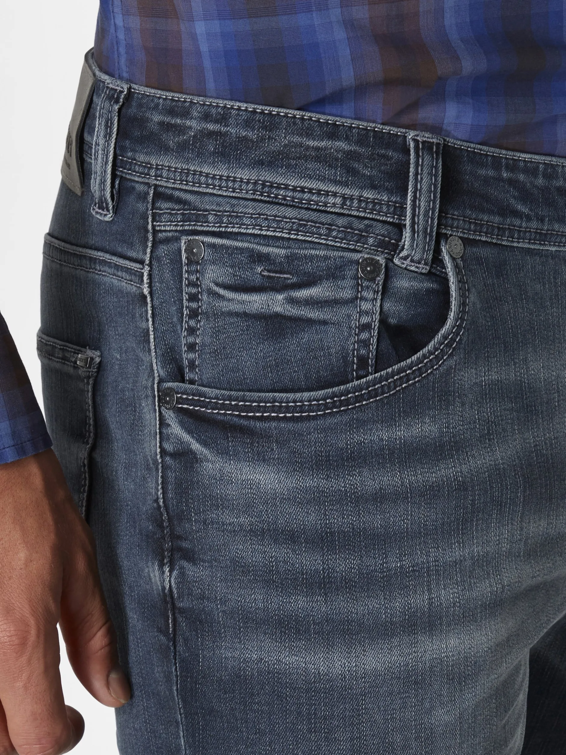 Paddock`s Herren 5-Pocket Jeans - BEN Regular Fit in blau