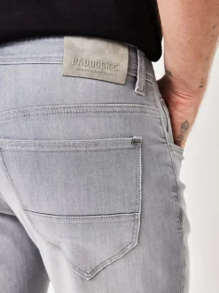 Paddock`s Herren 5-Pocket Jeans - BEN Regular Fit in grau