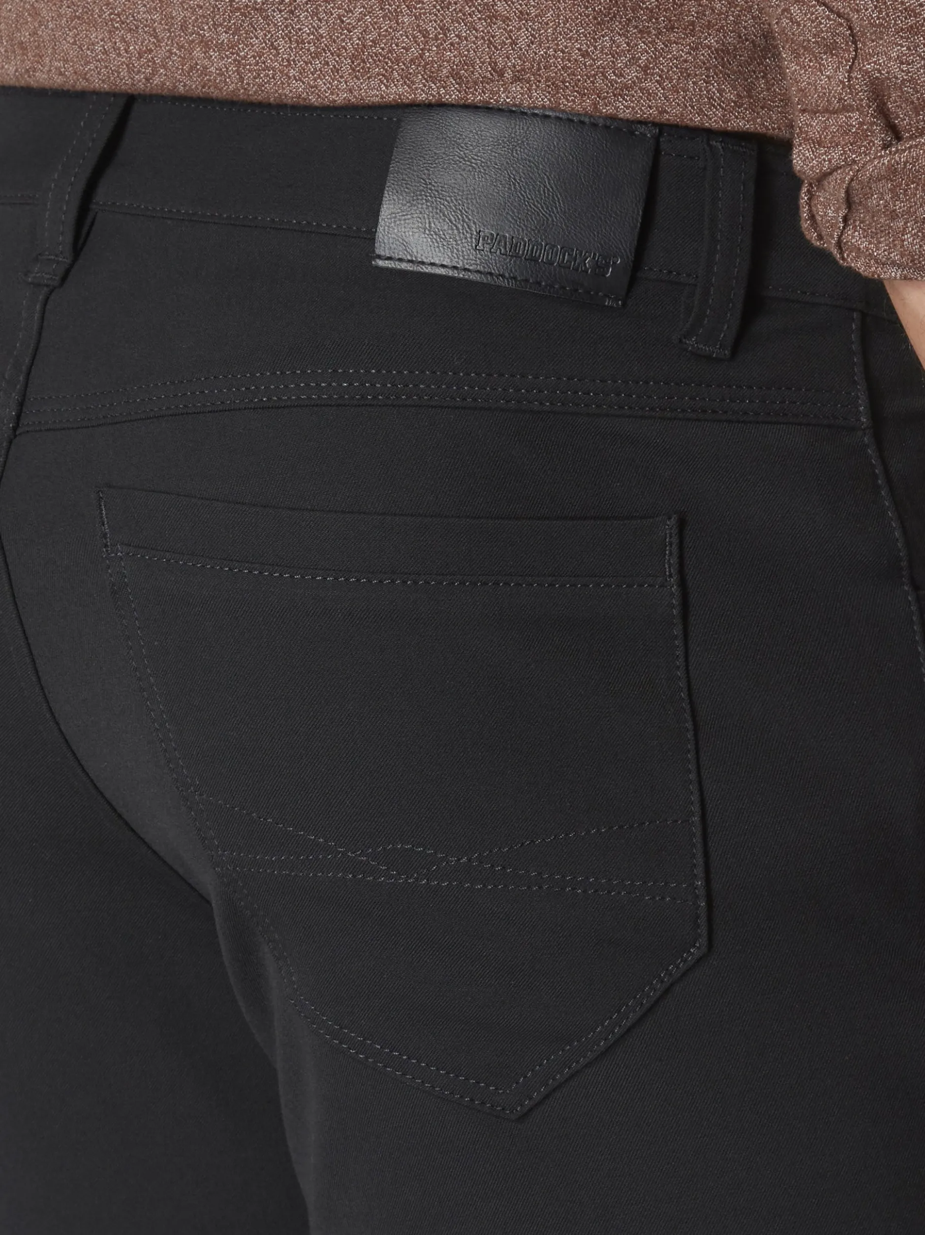 Paddock`s Herren 5-Pocket Jeans - PIPE Regular Fit in schwarz