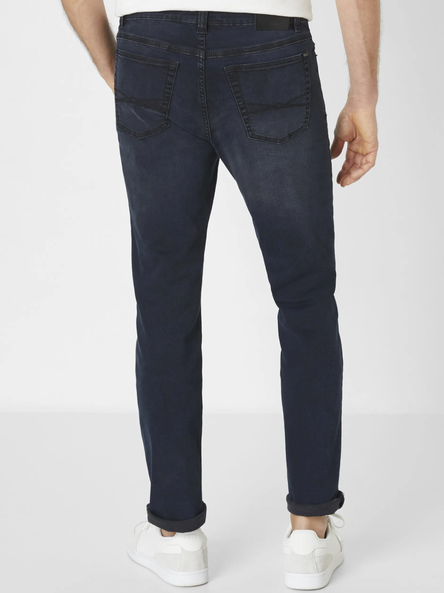 Paddock`s Herren 5-Pocket Jeans - PIPE Slim Fit in blau