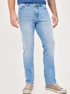 Paddock`s Herren 5-Pocket Jeans - PIPE Slim Fit in bleached