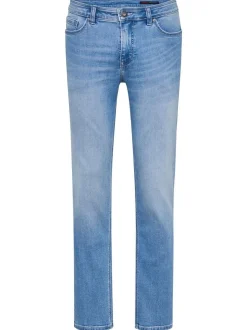 Paddock`s Herren 5-Pocket Jeans - PIPE Slim Fit in bleached