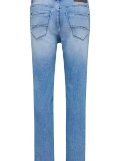 Paddock`s Herren 5-Pocket Jeans - PIPE Slim Fit in bleached