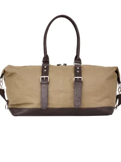 Paddock`s Herren Reisetasche - Canvas Weekender in braun