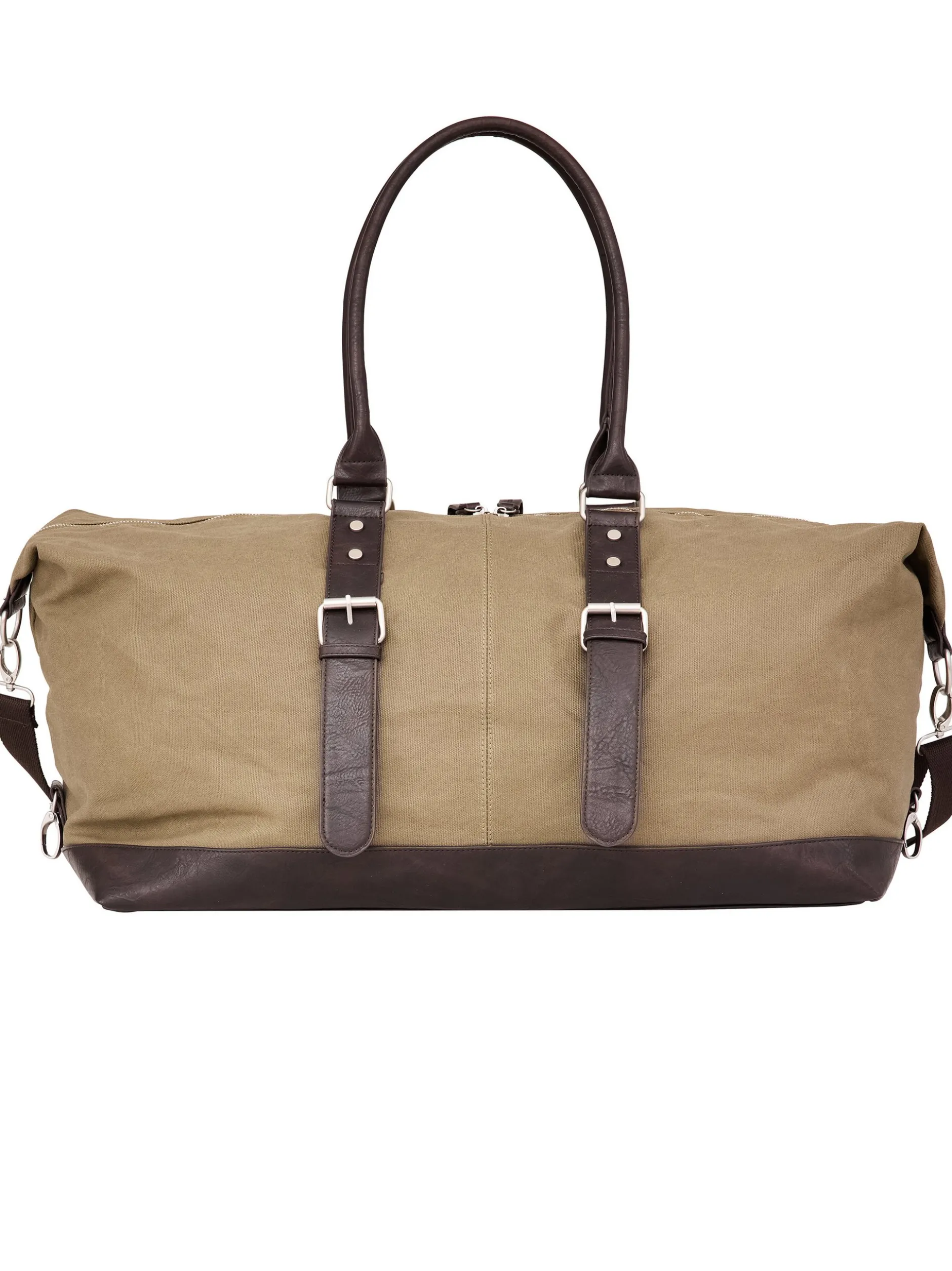 Paddock`s Herren Reisetasche - Canvas Weekender in braun
