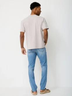 Paddock`s Herren Shirt - Regular Fit in hellgrau