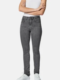 Peak Time Damen Skinny-fit-Jeans - Lunara in grau