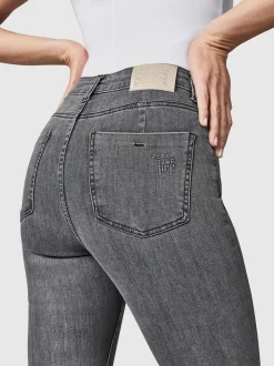 Peak Time Damen Skinny-fit-Jeans - Lunara in grau