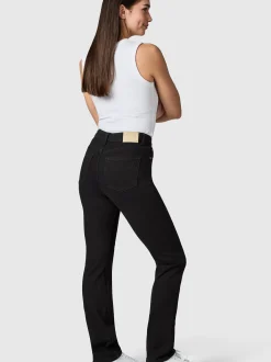 Peak Time Damen Straight-Jeans - Galaxa in schwarz
