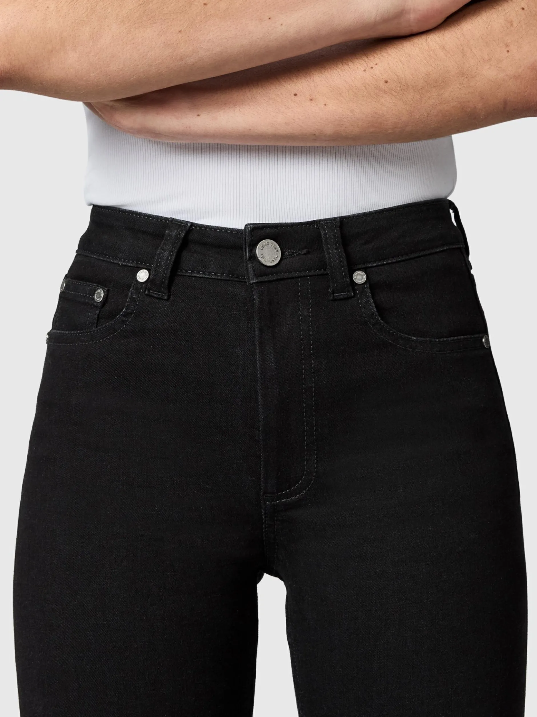 Peak Time Damen Straight-Jeans - Galaxa in schwarz