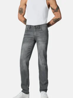 Peak Time Herren Jeans - Cosmis Tapered Fit in grau