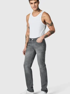 Peak Time Herren Jeans - Cosmis Tapered Fit in grau