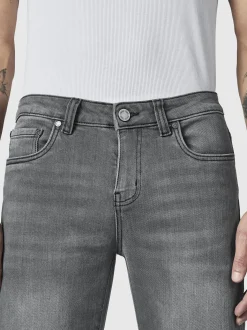 Peak Time Herren Jeans - Cosmis Tapered Fit in grau