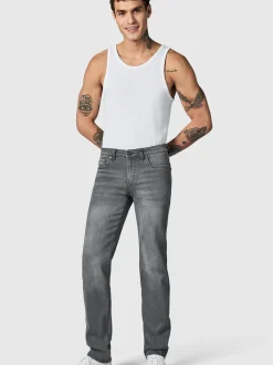 Peak Time Herren Jeans - Cosmis Tapered Fit in grau
