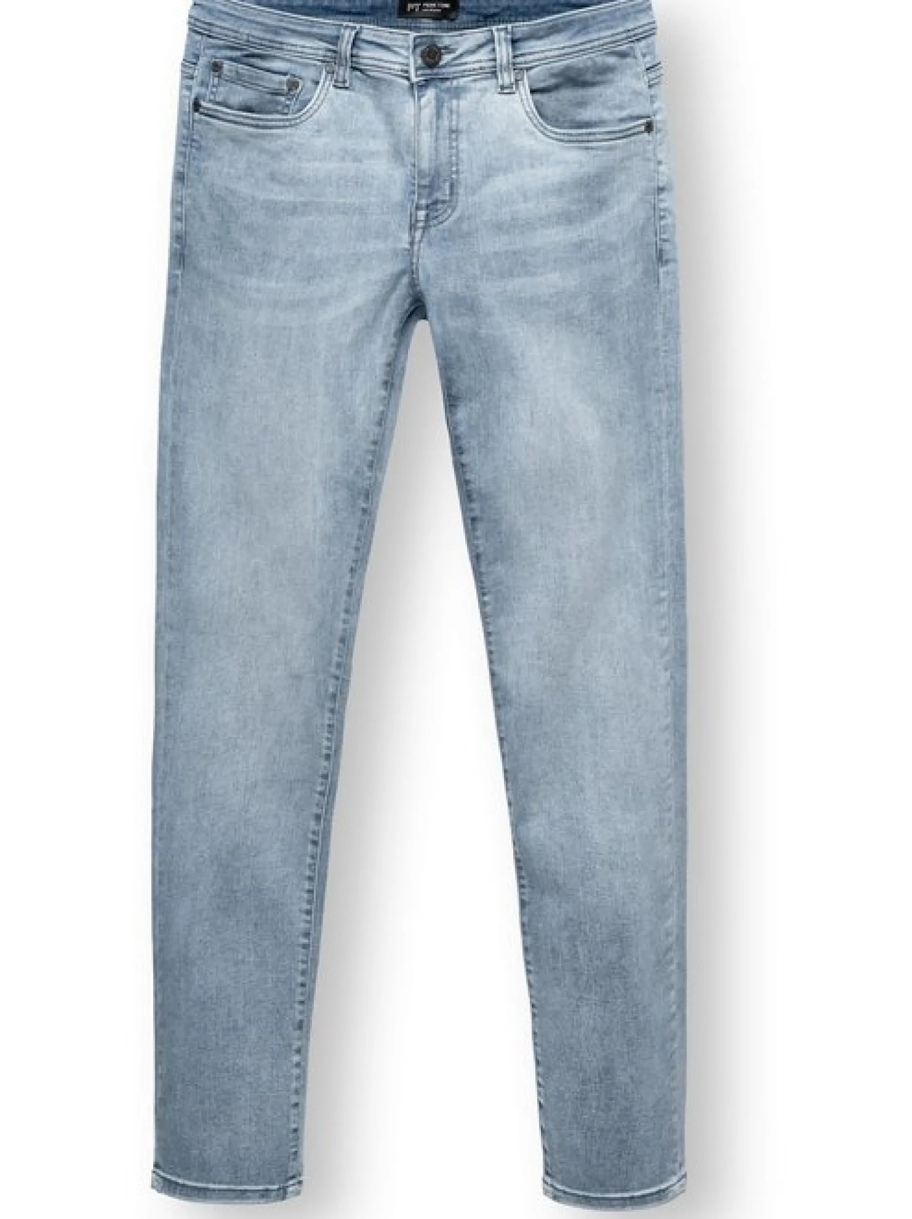 Peak Time Herren Slim-fit-Jeans - Mailand in hellblau