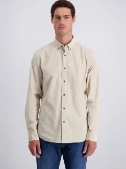 Pierre Cardin Herren Hemd in beige - Ärmel: langarm