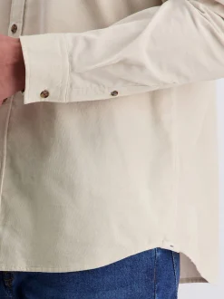 Pierre Cardin Herren Hemd in beige - Ärmel: langarm