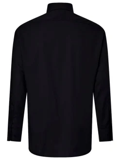 Pierre Cardin Herren Hemd in schwarz - Ärmel: langarm