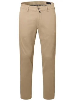 Pierre Cardin Herren Hose Calais in beige - Länge: lang