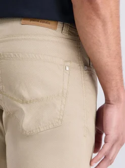 Pierre Cardin Herren Hose - Lyon in beige - Länge: lang